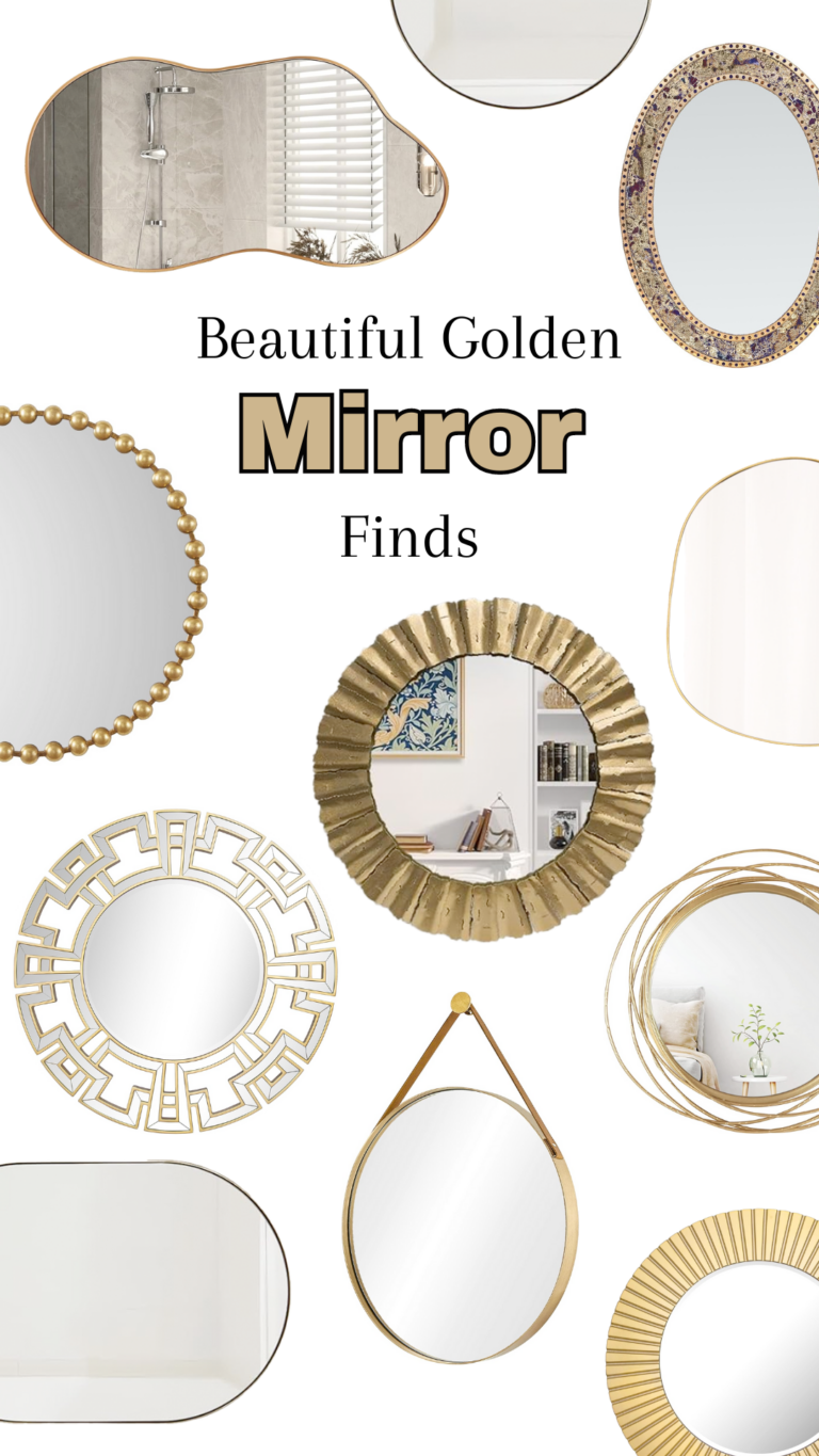 Gorgeous Golden Mirrors